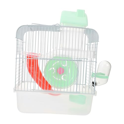 Beaupretty Hamsterkäfig Mit Zubehör Transportbox Für Kleine Tiere Inklusive Laufrad Wasserflasche Futternapf Hamsterversteck Spielzeug Großer Hamsterkäfig Zuhause Für Zwerghamstermäuse von Beaupretty