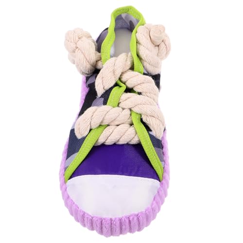 Beaupretty Haustier Hausschuhe Spielzeug Interaktives Hundespielzeug Haustier Beißspielzeug Mini-sneakers, Schuhe, Sandalen, Spielzeug Hundespielzeug Aus Weihnachten Plüschtier Baumwollseil von Beaupretty