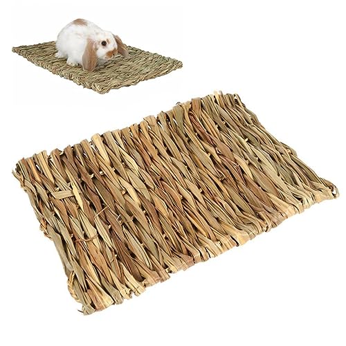 Beaupretty Kaninchen-bodenbeläge Kaninchen Ruhematte Hamster Kaubett Hasenbett Spielzeugbett Kauen Einstreu Für Meerschweinchen Hasen-grasbett Kaninchenbedarf Bambus Kaninchengras Seetang von Beaupretty