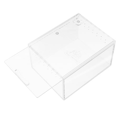 Beaupretty Acryl Reptil Fütterung Box Pet Terrarium Zucht Tank Latch Für von Beaupretty