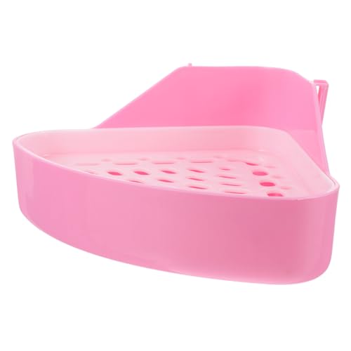 Beaupretty Kasten Kaninchentoilette Kleine Tiertoilette Ecktoilette Für Haustiere Kaninchen-töpfchentrainer Einstreu Für Hamster Kaninchenstreu Tierkäfig Hasenklo Plastik Halterung Chinchilla von Beaupretty