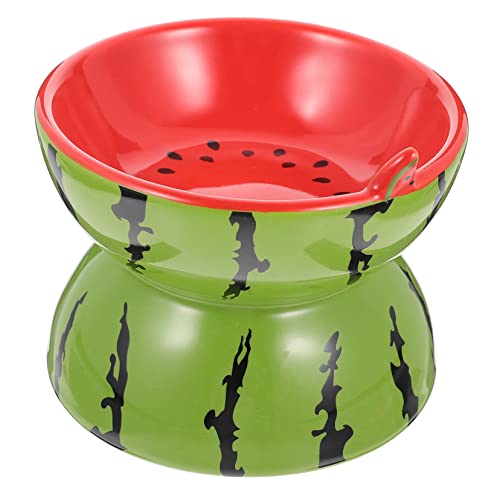 Beaupretty Keramiknapf für Haustiere tatsächl pet Water Bowl Schale in Fruchtform langsame fütterung für Katzen Feeder katzenfutter Futternapf am Nackenschutz Zubehör von Beaupretty