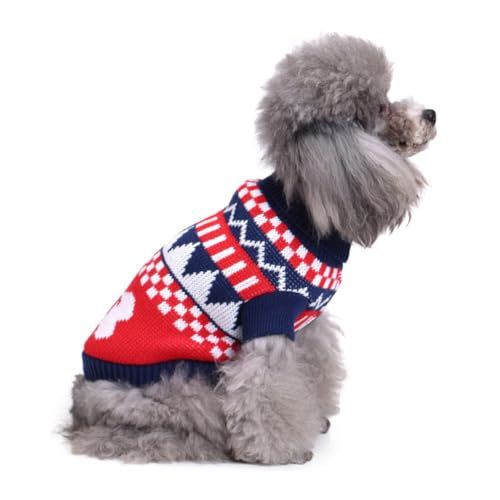 Beaupretty Kleidung Pullover Titos-Pullover The Drop Sweater Halloween-Kostüme Hundekleidung Haustier-Partykostüm Haustierkleidung Party-Hundetuch Haustier-Partykleidung Elch-Weihnachtstuch von Beaupretty