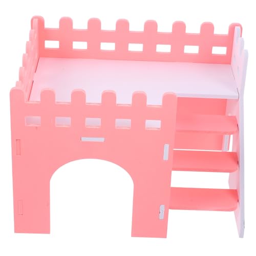 Beaupretty Hamsterversteck hamsterhaus versteck Hamster häuschen Hamster käfig hamger entzückendes Rattenhaus Haushalt Hamsterhaus Mini Meerschweinchen Käfig Zaun PVC von Beaupretty