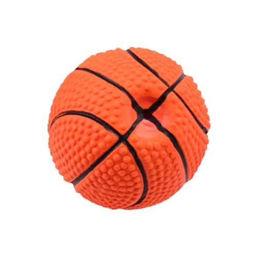 Beaupretty Pet Basketball Spielzeug Quietschende Hundebälle Beißspielzeug Für Welpen Kauspielzeug Für Welpen Quietschendes Hundespielzeug Haustier Klein Der Hund Hündchen von Beaupretty