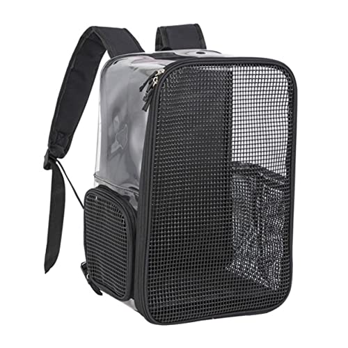 Beaupretty Rucksack Cat-Schultertaschen Aus Mesh Tragbare Tragetasche Für Kleine Haustiere Reisetasche Für Katzen Kleintierträger Klare Rucksäcke Reisen Die Blase Igel Oxford-Stoff von Beaupretty