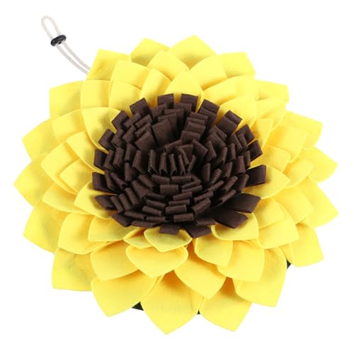 Beaupretty Hunde-Snuffle-pad für Langsames Füttern Schnüffelmatte mit Sonnenblumen-Muster Nicht für Haustiere Geeignet von Beaupretty