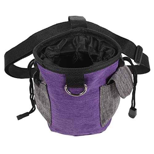 Beaupretty Snackpaket Für Haustiere Hundetasche Zum Gassigehen Leckerlibeutel Für Haustiere Trainingstasche Für Haustiere Trainingstasche Für Hunde Tragbar Reisekit Oxford-Stoff Violett von Beaupretty