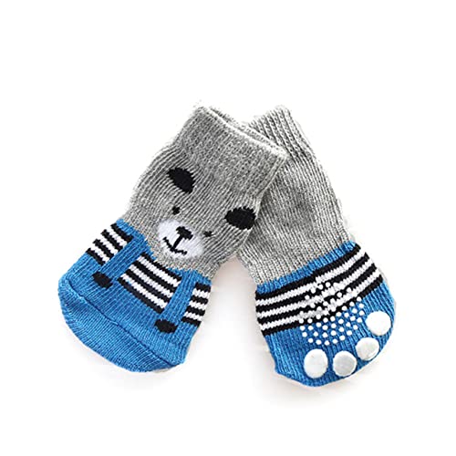 Beaupretty Socken Mit Hundemuster Outdoor-hundesocken Baumwollsocken Für Haustiere Hundesocken Für Hartholz -socken Welpensocken Hündchen Socken Hund Warme Socken Hausschuhe Der Hund von Beaupretty