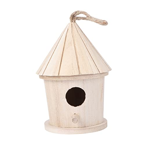 Beaupretty Elegante Turm Form Holz Vogel Nest Hängen Vogel Bett Vögel Wohnzimmer Dekoration Vögel Liefert Sicher für Vögel Unfinished für von Beaupretty