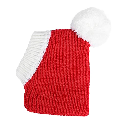 Beaupretty Weihnachtskopfschmuck Suéter para Perro Haustier-weihnachtsmann-Outfit Welpen-weihnachtsmütze Schal ütze Weihnachtsmütze Mit Hundepullover Weihnachten Dekorationen von Beaupretty