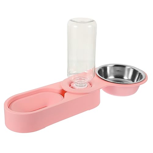 Beaupretty Zubringer Spender Für Wassernapf Für Hunde Hundefutter Behälter Automatischer Futterbehälter Futternäpfe Für Katzen Und Hunde Futternapf Für Hunde Hauskatze Lebensmittel Edelstahl von Beaupretty