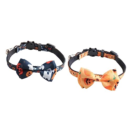 Beavorty 10 STK Katzenhalsband Hund-Hals-Dekor Welpenhalsband kleine Hundehalsbänder verstellbares Hundehalsband Haustier-Bandana Katzenbogen Bogenkragen Nacken schmücken Seil Polyester von Beavorty