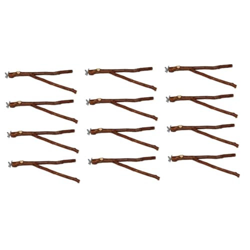 Beavorty 3sets Vogel Sitzstangen Für Nymphensittiche Conure Holz Vogel Stehen Stick Vogel Käfig Zubehör 4 Stücke * 3 von Beavorty