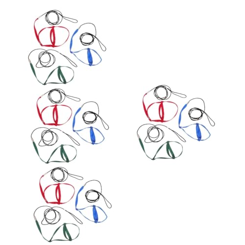 Beavorty 12 STK Papagei fliegendes Seil Nymphensittich Geschirr für Haustierpapageien vogelzubehör vogelzubebehör Haustiervogel fliegendes Seil Vogelgeschirr Leine einstellbar Gurt Suite von Beavorty
