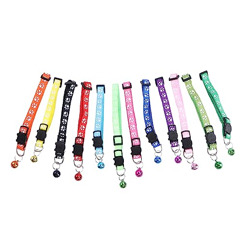 Beavorty 12St Glockenhalsband für Katzen Neuartiges Hundehalsband Glockenhalsband für Haustiere Halsketten hundezubehör Haustier Hund Halsband trennen die Klingel Geschenk schmücken binden von Beavorty