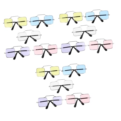 Beavorty 15 STK Pet Brille Parodie Hundespielzeug für draußen Brille für Gläser Sonnenbrille gefälschte Hundebrille lustige Spoof-Brille draussen Sonnenblende Requisiten schmücken Zubehör von Beavorty