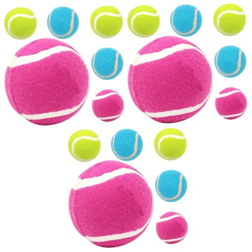 Beavorty 18 STK Tennisspielzeug Für Hunde Spielzeug Gummi Kleiner Ball Hündchen von Beavorty