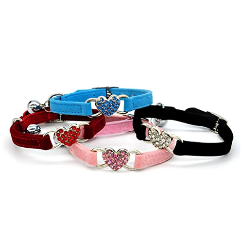 Beavorty Halsband Katze Halskette Verstellbar Strass Katze von Beavorty