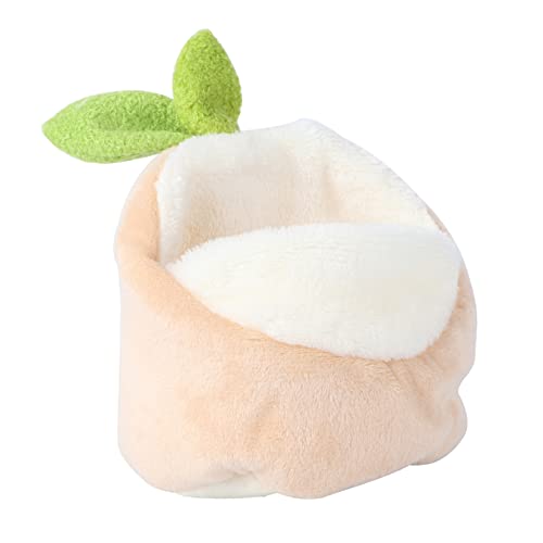 Beavorty 1stk Hamsternest Ratten Spielzeug Igelhöhlenbett Igel Warmes Nest Hamster Lebensraum Bett Kleines Versteckbett Für Haustiere Hängemattennestbett Babytasche Weiß Winter Flanell von Beavorty