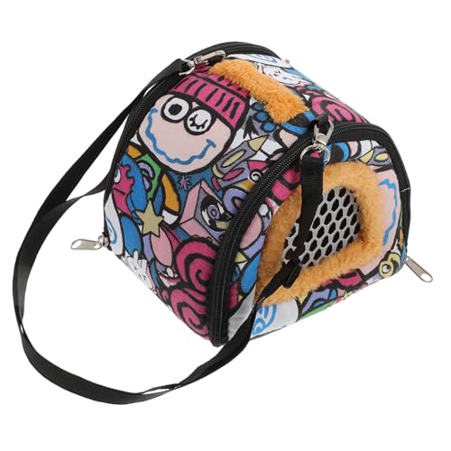 Beavorty 1Stk Haustier-Ausflugstasche Stofftiere kleine Plüschtiere Rucksack Hamster Mäuse Tasche kleine Tragetasche für Haustiere draussen Meerschweinchen Käfig Kleine Tiere Reisen Igel von Beavorty