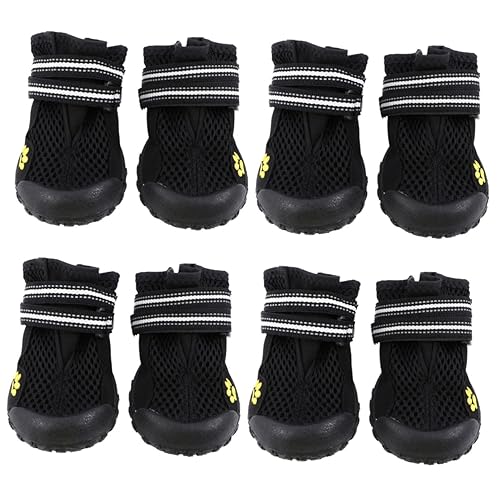 Beavorty 2 Sätze Wanderschuhe Für Hunde Winterschuhe Für Hunde Hundegeschenke Winterhundehaustierschuhe Outdoor-Schuhe Für Haustiere Haustierstiefel Netzschuhe Der Hund Plastik von Beavorty