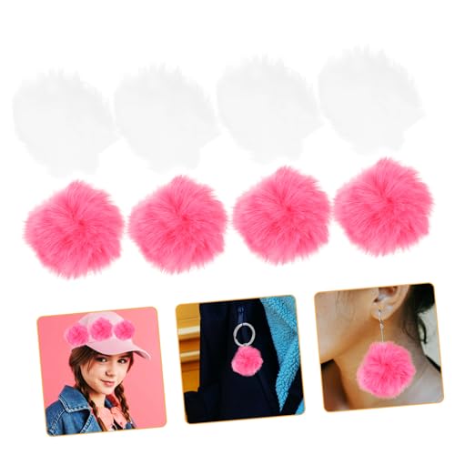 Beavorty 20st Künstliche Plüschbälle Pompom-Ball Selber Machen Mini-Pompons Zum Basteln Flauschige Bommelbälle Anhänger Für Taschenanhänger Pompons Für Hüte Haarball Dekorationen Kunstfell von Beavorty