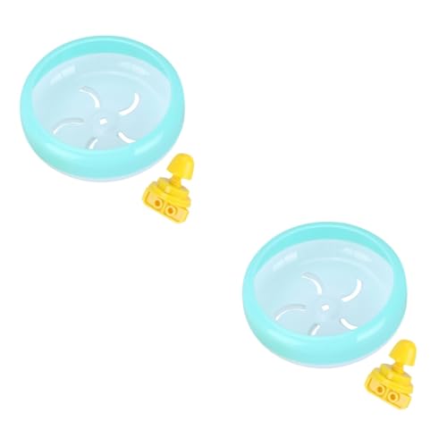 Beavorty 2St Hamster Silent Roller Kleintierspielzeug Spielzeug für kleine Tiere Hamsterkäfig Laufrad Hamster Laufrad Hamsterspinner Laufen kleines Haustier Spielzeuge Scrollrad Plastik von Beavorty