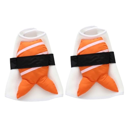 Beavorty 2 Stücke Hund Halloween Kostüme Sushi Haustier Hund Cosplay Welpen Party Outfit Komfortable Material von Beavorty