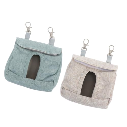 Beavorty 2St Kaninchen-Heu-Tasche Chinchilla-Selbstfütterungsbeutel Aufbewahrungstasche Futtersack für Chinchillas Futterstelle für Kaninchen Lebensmittel Zubringer Zubehör Spender Hase von Beavorty