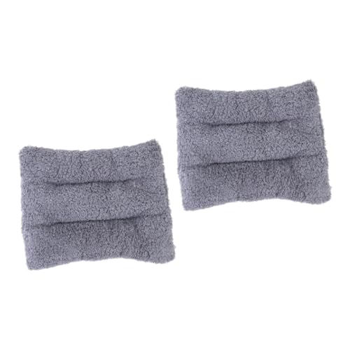 Beavorty 2St Bettwäsche aus Meerschweinchen-Fleece Kissen für Haustiere Igel Bett Guinea Hasenbett Hamster schlafmatte Haustierzubehör Winter warme Unterlage Schlafkissen Warmes Nest von Beavorty