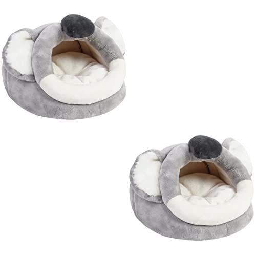 Beavorty 2st Hamsternest Spielzeug Flanell Hase Baumwolle Katze von Beavorty