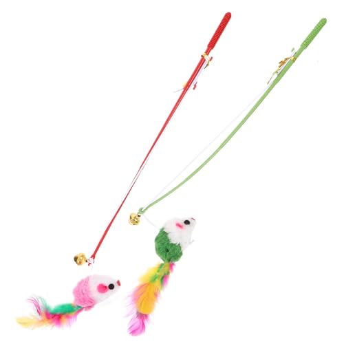 Beavorty Interaktive Katze Spielzeug Set 2 Stücke Necken Sticks Katze Spielzeug Bälle für von Beavorty