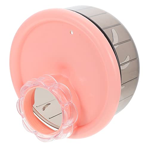 Beavorty 2st Laufrad Für Hamster Kleintierspielzeug Chinchilla-Rad-Spielzeug Heimtrainer Für Kleine Haustiere Hamsterrad Spielzeug Abs Kleine Tiere Rosa Zubehör Fitness von Beavorty