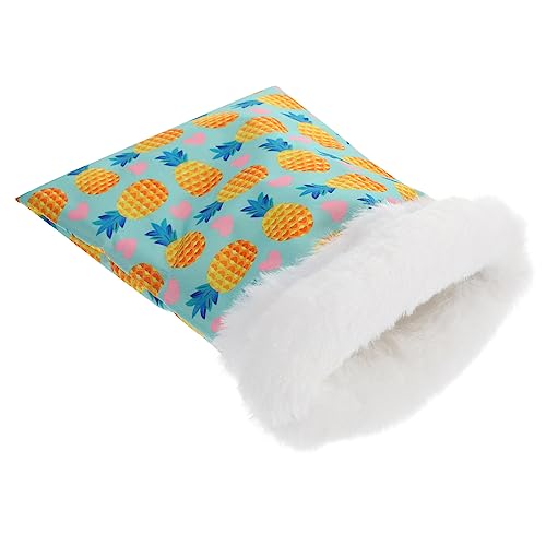 Beavorty 2st Schlafsack Für Hamster Igelversteck Meerschweinchen Versteck Winter Hamsterbett Meerschweinchen Kuschelsack Kleiner Tierbeutel Igel Bett Kaninchenfell Haustierbett Eichhörnchen von Beavorty