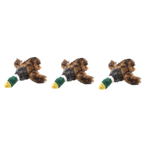 Beavorty 3 STK Hundespielzeug für kleine Rassen Pet Sound Stofftier Ausgestopfte Tiere Plüschtier Spielzeuge Interaktives Spielzeug für Hunde Soundspielzeug für Hunde der Hund Marionette von Beavorty