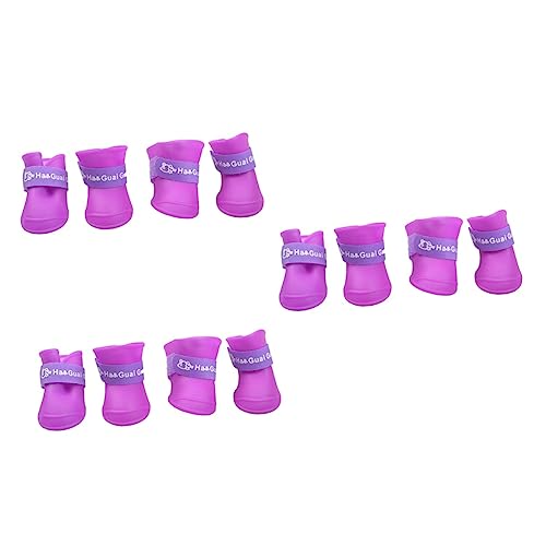 Beavorty 3St für Hundepfotenschutz Welpenschuhe Doggy Gummistiefel Regenstiefel für Haustiere -Regenschuhe für Hundeschuhe kleine von Beavorty