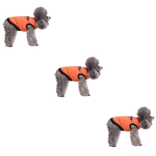 Beavorty 3st Hamstertunnel Und Röhren Kleidung Für Kleine Hunde Hund Winter Herbstjacke Fleecejacke Hundezubehör Haustierkleidung Herbst Jacken Hund Warme Kleidung Wintermantel Weste von Beavorty