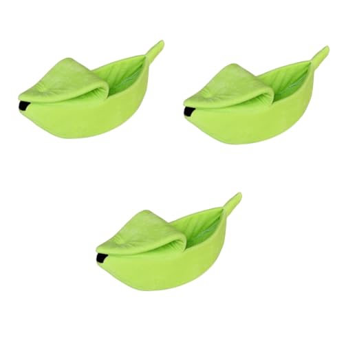 Beavorty 3 Stücke Hund Bett Banana Form Haustier Katze Nest Bett Bequeme Matte Für Multi-Funktion Pet Supplies von Beavorty