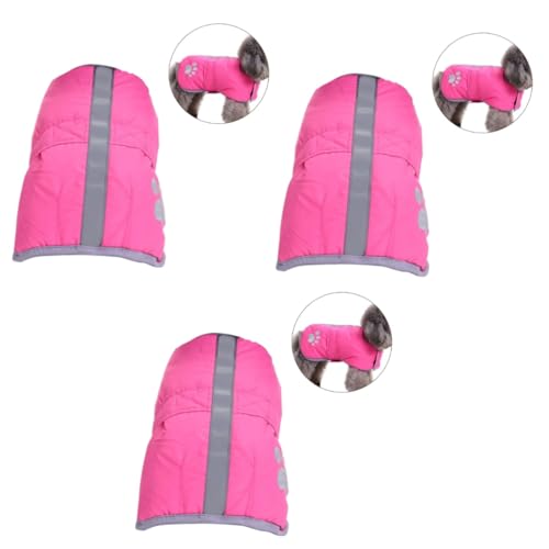 Beavorty 3st Winterjacke Für Hunde Strickpullover Für Hunde Katze Warme Kleidung Hündchen Warmer Mantel Kleidung Für Kleine Hunde Kleidung Für Hunde Schlauchdiffusor Winterkleidung Haustier von Beavorty