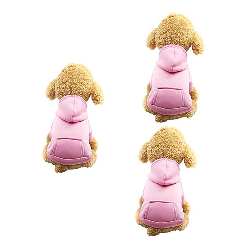 Beavorty 3St Herbst und Winter Haustierzubehör Kostüme männliches Spielzeug Weihnachten Hasenpfoten-Pads Aquarium Moos Kleidung Kleider Warmes Kostüm für Hund Tasche Haustier-Outfit von Beavorty