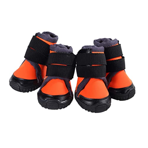 Beavorty 4 Stück Klettern scheut Trekkingschuhe Heimtierbedarf Outdoor-Schuhe rutschfest Protect schutzzelt Outdoor-Schuhe für Hunde Haustier warme Schuhe kleine Haustierschuhe Hundeschuhe von Beavorty