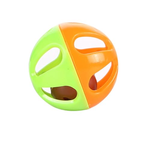 Beavorty 50 Stück jugueten Spielzeug für Haustiere Pet-Ball-Spielzeug Glockenball Haustier spielt Ball Spielzeuge Katzenspielzeug Katzenglocke Ballspielzeug Hamster Haustier Glocke von Beavorty