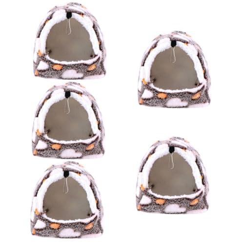 Beavorty 5st Hängematte Für Hamster Hasenkäfige Zwergenversteck Wandhalterung Warmer Kleintierkäfig Hängemattenkäfig Zubehör Hasenspielzeug Flanell Baumwolle Kleine Tiere Hängend von Beavorty