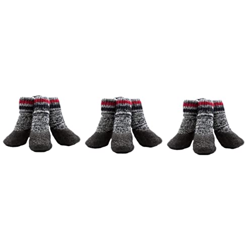 Beavorty 6 Paare Socken Für Booties Outdoor-socken Thermische Socken Hundesocken Für Kleine Mittelgroße Hunde Socken Für Hunde Haustier Hund Baumwollsocken Kleiner Hund rutschfest von Beavorty