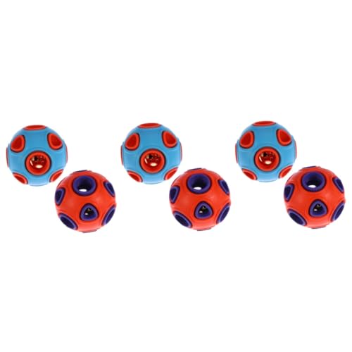 Beavorty 6 STK Eichhörnchen Spielzeughund Spielzeug Für Haustiere Welpenspielzeug Für Kleine Rassen Kauspielzeug Für Kleine Hunde Kleines Hundespielzeug Haustier-molaren Duft Spielzeugball von Beavorty