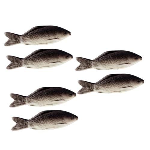 Beavorty 6 STK künstlicher Fisch Thunfisch-Kissenkissen tropisches Fischkissen Tier Kinderspielzeug Fischspielzeug Fischsimulationskissen Meerjungfrau schmücken Modell 3D von Beavorty