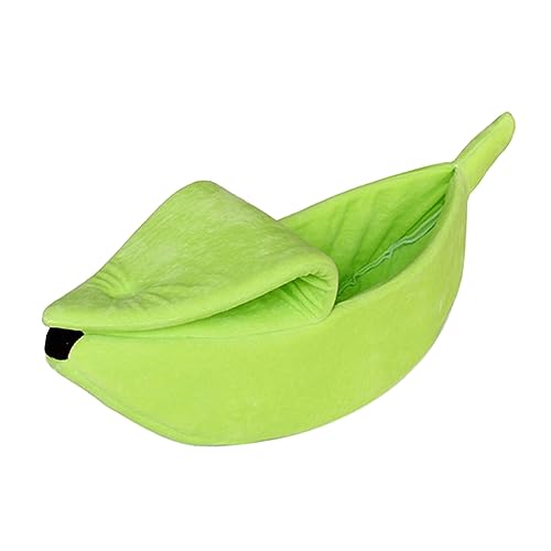 Beavorty Bananenbett Für Hunde Warme Hundematte Hund Warme Matte Katzennest Katzencouch Katzenbett Katzenbetthöhle Bananen-hundebett Katzenhausbett Katze Couchbett Hauskatze Haustier von Beavorty