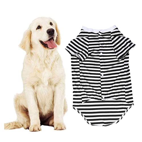 Beavorty Frühlings- Und Sommerkleidung Hemdkleidung Sommerkleidung Für Hunde Hundet-Shirt Kleines Aquariumbecken Hundehemden Golden Retriever-Kleidung Border-Collie-Kleidung Haustier Weste von Beavorty