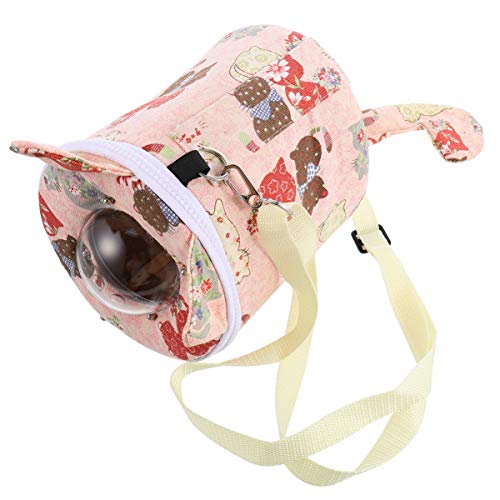 Beavorty Hamster aus Tasche Meerschweinchenschlinge Kofferrucksack für die Reise Rucksackträger für Tiere Hamster Reisen Hamsterträger Outdoor-Tasche für Haustiere Chinchilla Haustiertasche von Beavorty